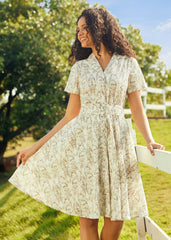 Rustic Elegance Casual Dress