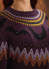 It Be Like 'Bat' Fair Isle Sweater Dress