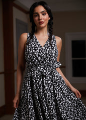 Instant Energy Faux-Wrap Dress