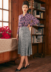 Excellence Attained Knit Midi Skirt