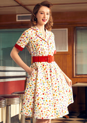 Elegant Epoch Belted Shirtdress