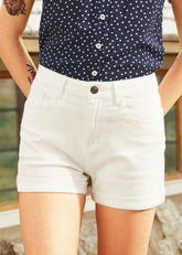 Old School Cool Roll-Cuffed Shorts