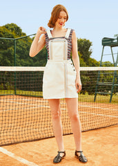 A Posh Picnic Denim Overall Jumper