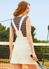 A Posh Picnic Denim Overall Jumper