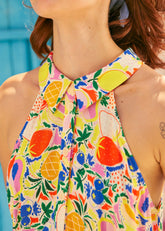 Cutaway Shirt Fit & Flare Dress