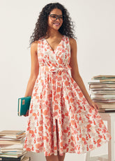 Instant Energy Faux-Wrap Dress