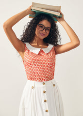 The Class Act Collar Top