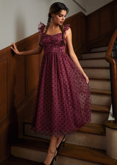 Midsummer Flutter Fit & Flare Dress