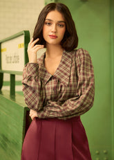 Petal Picnic Long Sleeve Blouse