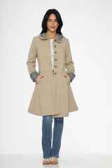 Camel Swing Coat