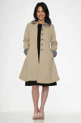 Camel Swing Coat