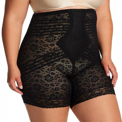 Style 6207 | No Roll High Waist Lace Thigh Slimmer with Extra Firm Support