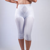 Style 6265 | Waistline Capri Pant Liner with Tummy Control Panel| Memory Compression Fabric | Medium Support