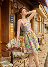 Bunnies Shorter Length Fit & Flare Dress