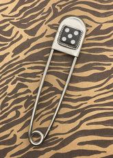 Dice Jumbo Safety Pin Keychain