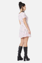 Cherub Face Printed Dress