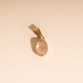 Dawn to Dusk Oval Necklace Charm