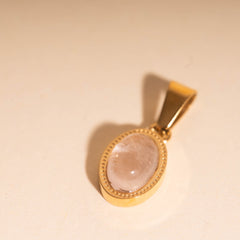 Dawn to Dusk Oval Necklace Charm