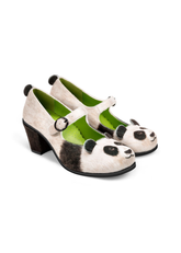 Chocolaticas® Mid Heels Panda Women's Mary Jane Pump