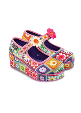 Chocolaticas® Crochet Women's Mary Jane Platform