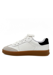 Moldova Leather Tennis Sneakers White