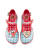 Chocolaticas® I Love You Women's Mary Jane Flat