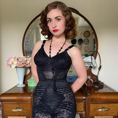 Style 6207 | No Roll High Waist Lace Thigh Slimmer with Extra Firm Support