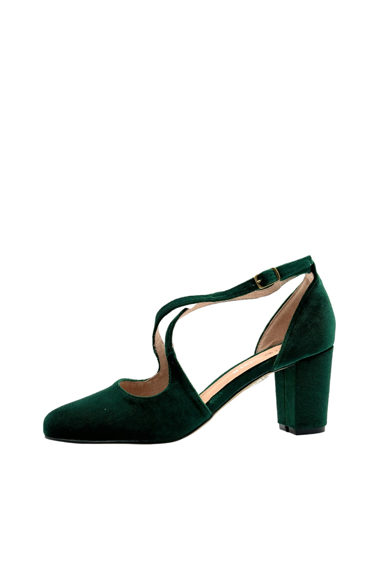 Oren Velvet Mary Jane Heels