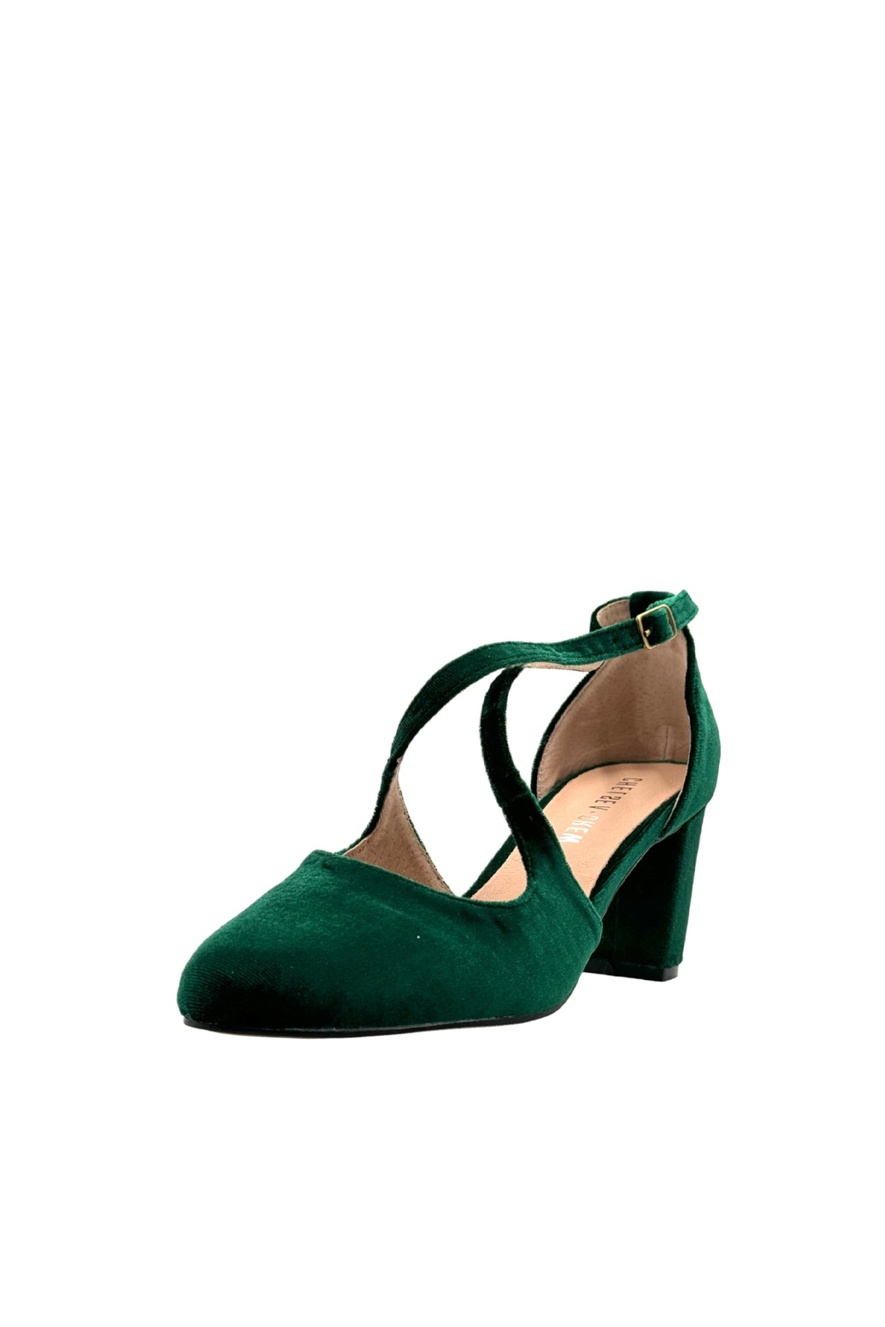 Oren Velvet Mary Jane Heels
