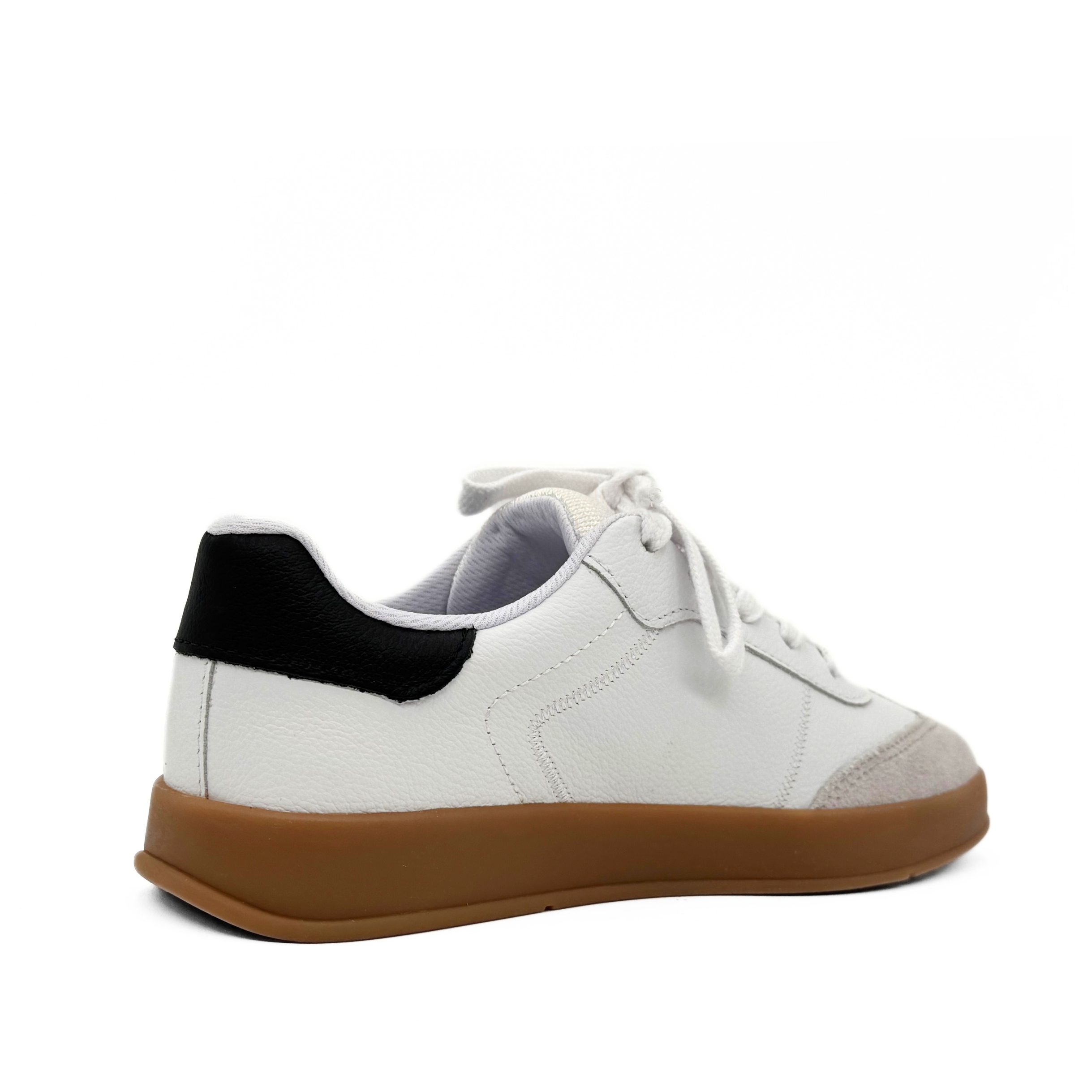 Moldova Leather Tennis Sneakers White