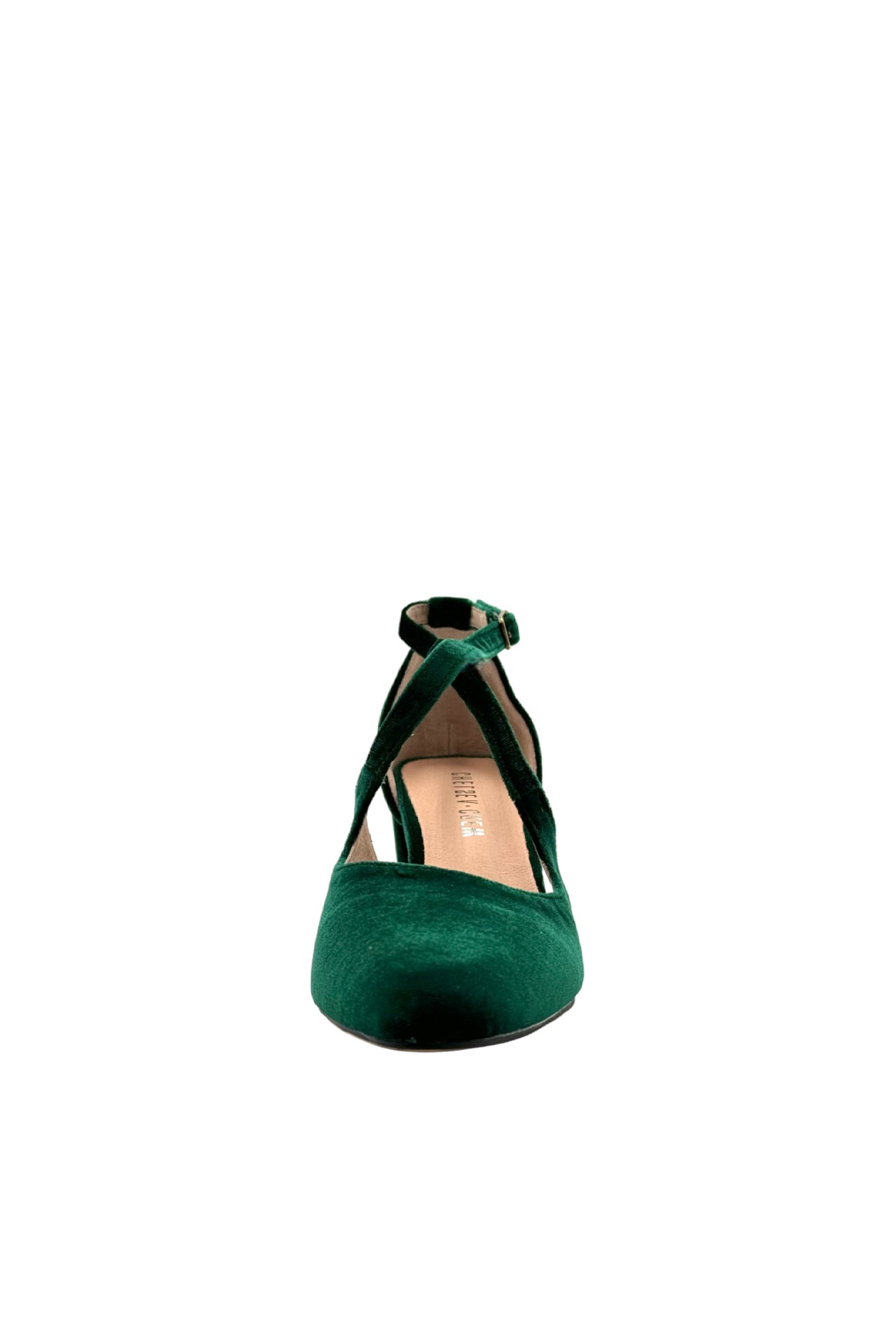 Oren Velvet Mary Jane Heels