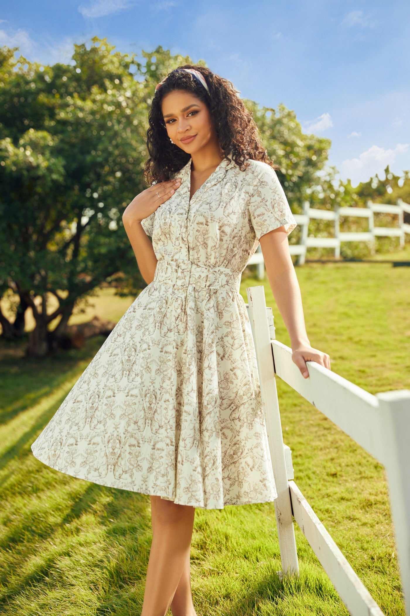 Rustic Elegance Casual Dress