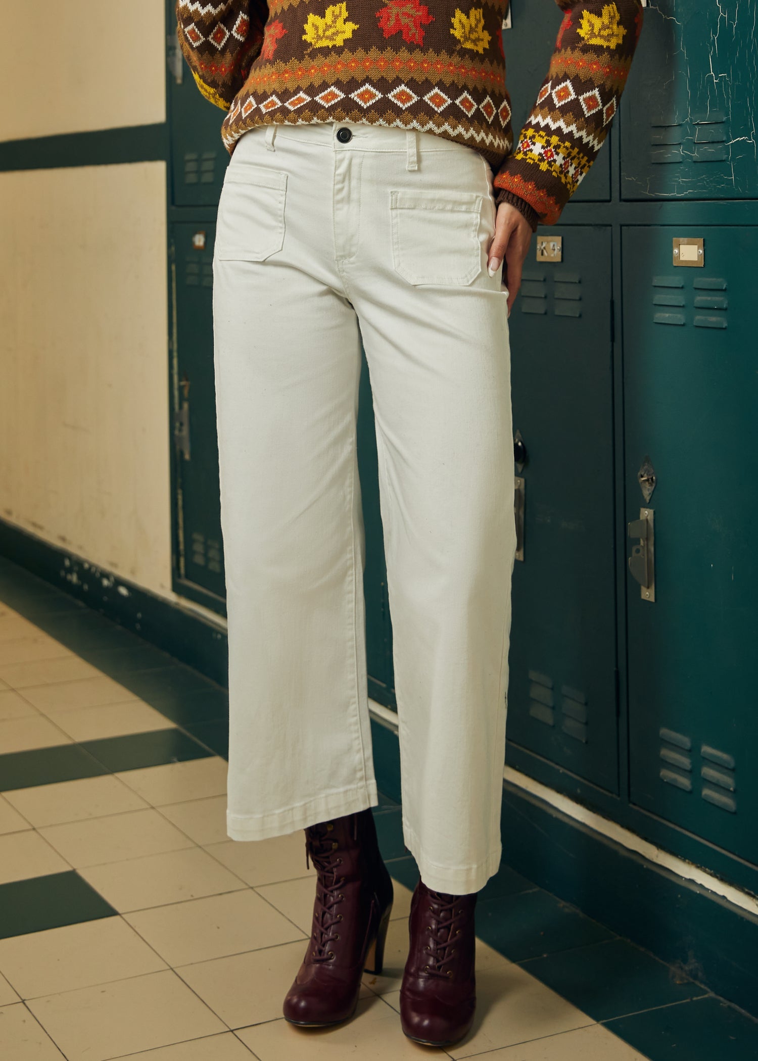 Boho Bliss Wide Leg Crop Pant