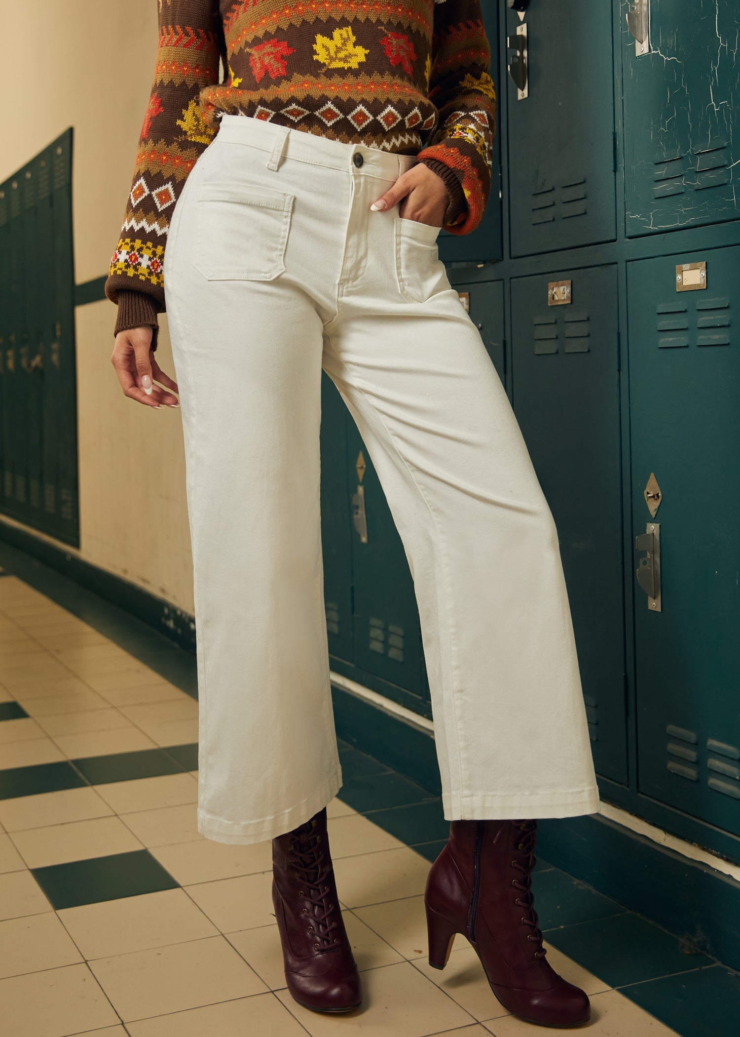 Boho Bliss Wide Leg Crop Pant