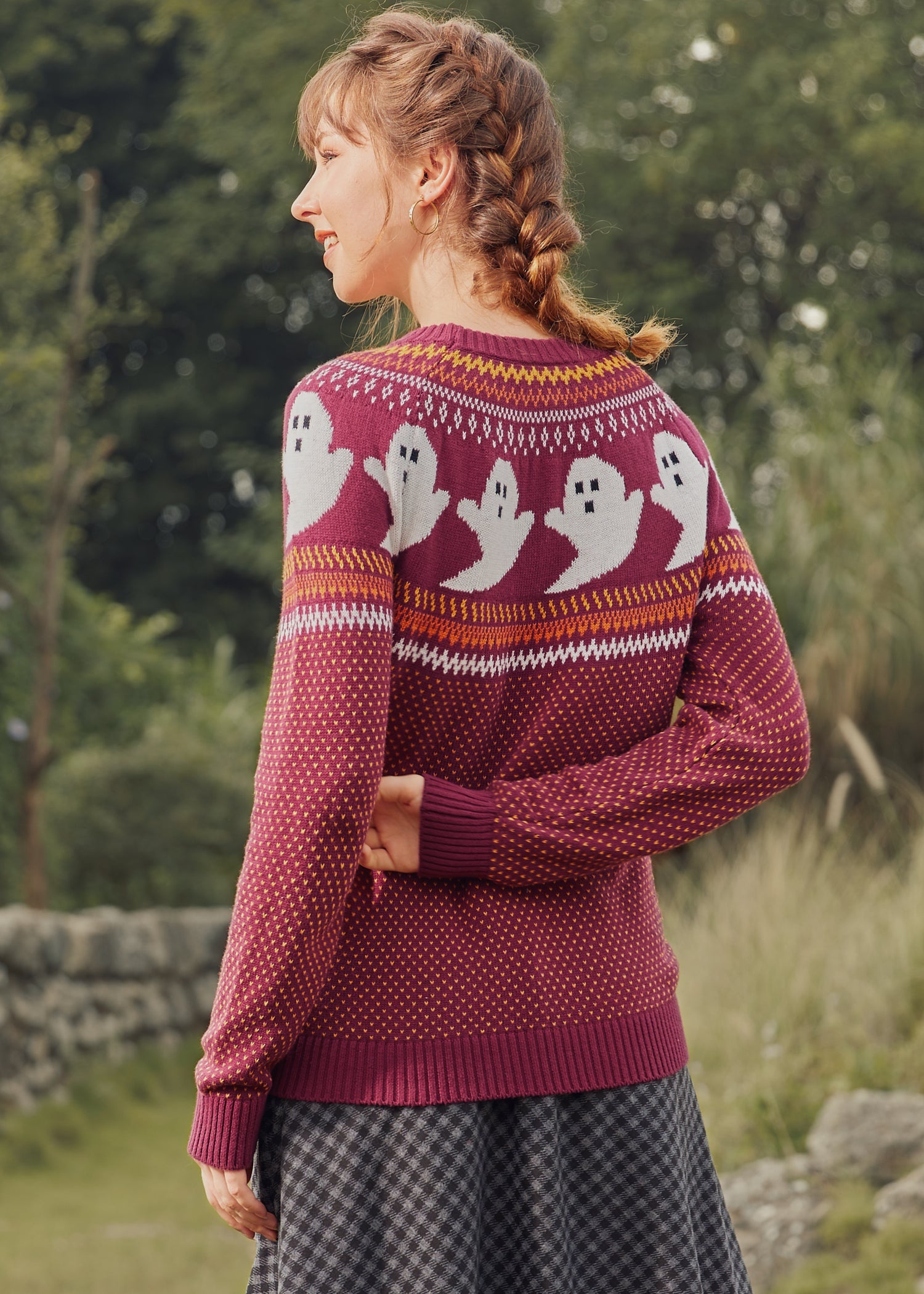 You've Been Ghosted Fair Isle Sweater