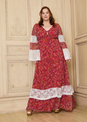 GUNNE SAX for ModCloth Josephina Bell Sleeve Dress - Limited Edition