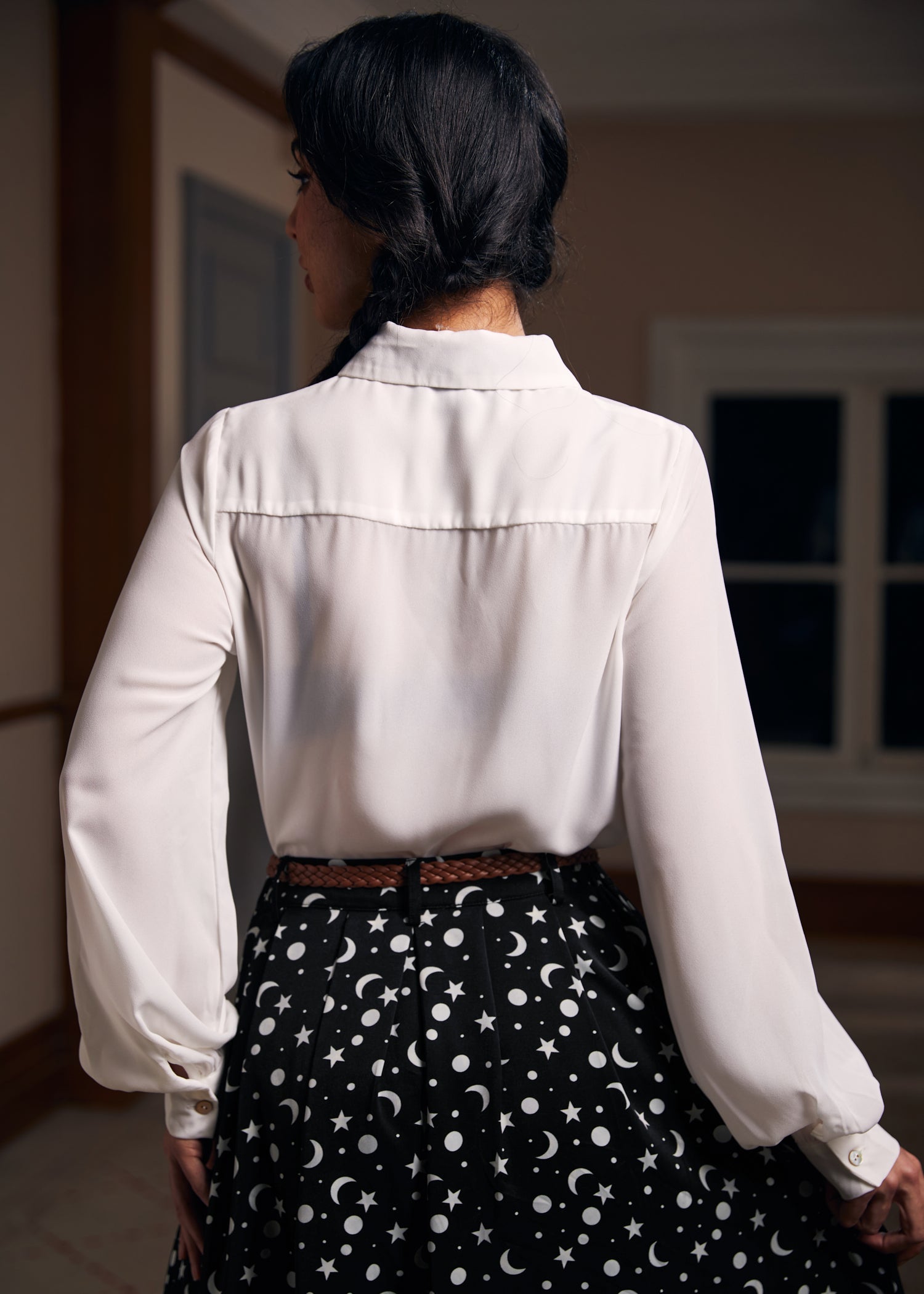 Enchanted Evening Collared Blouse