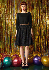 Old Hollywood 3/4 Sleeve Top