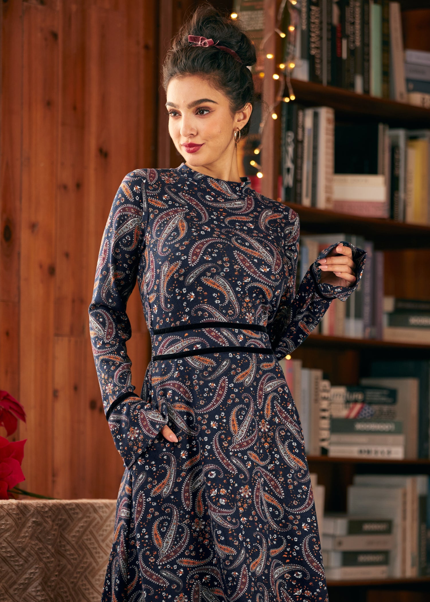 Garden Party Tapestry Midi Dress