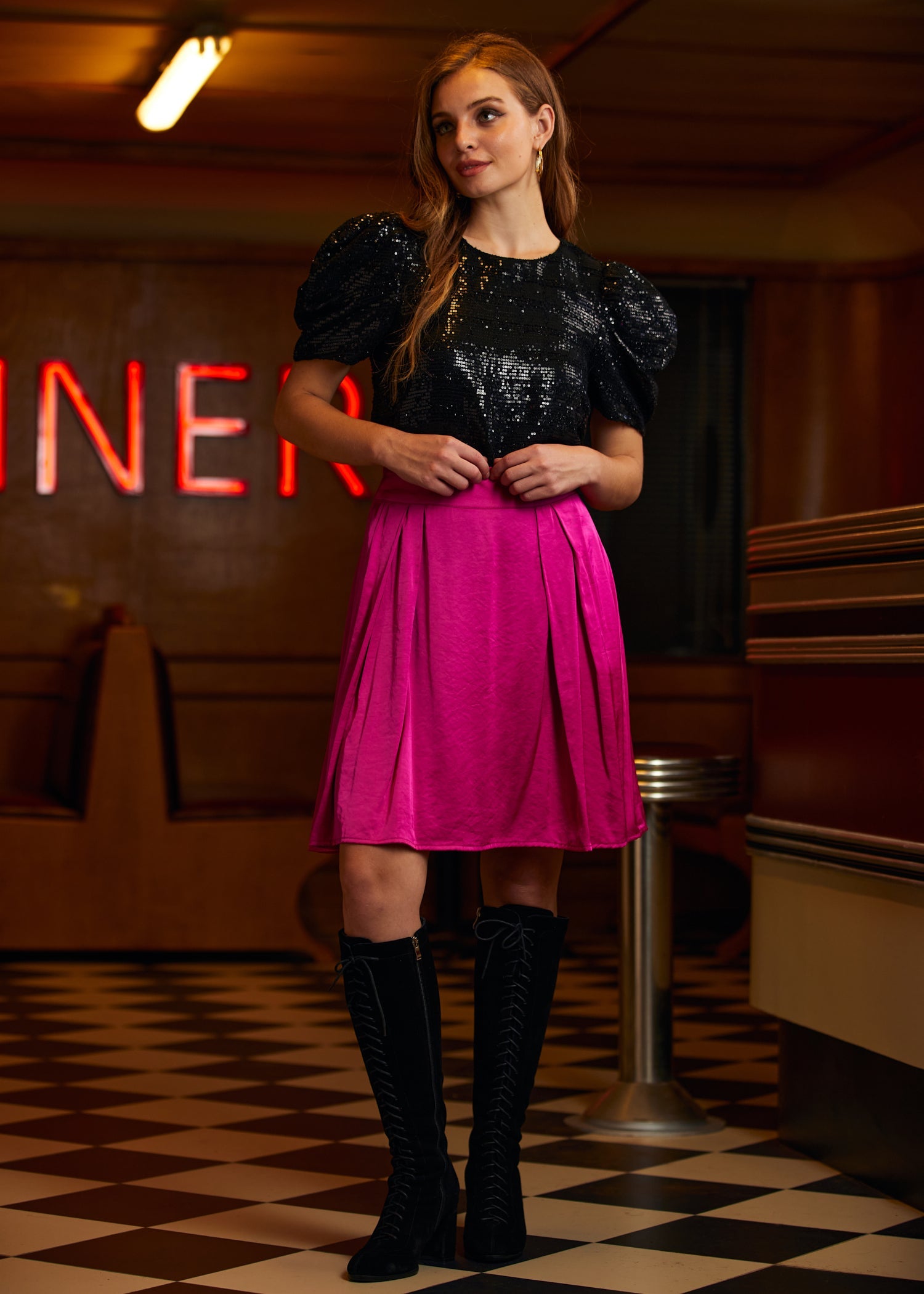 Everyday Enchantment Pleated Skirt