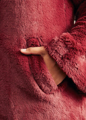 Retro Glam Swing Fur Coat