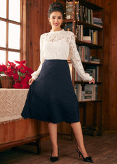 Excellence Attained Knit Midi Skirt