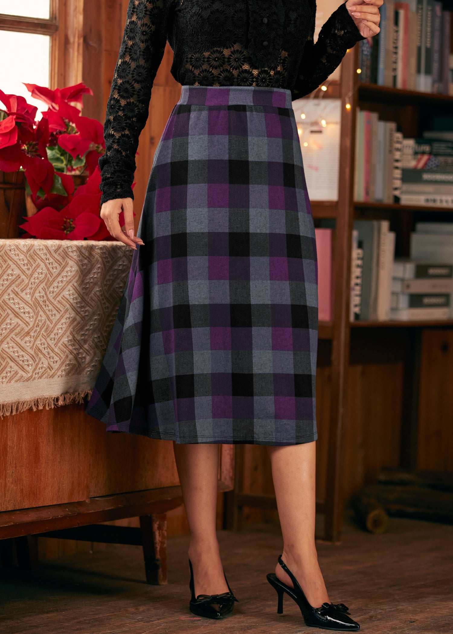 Excellence Attained Knit Midi Skirt