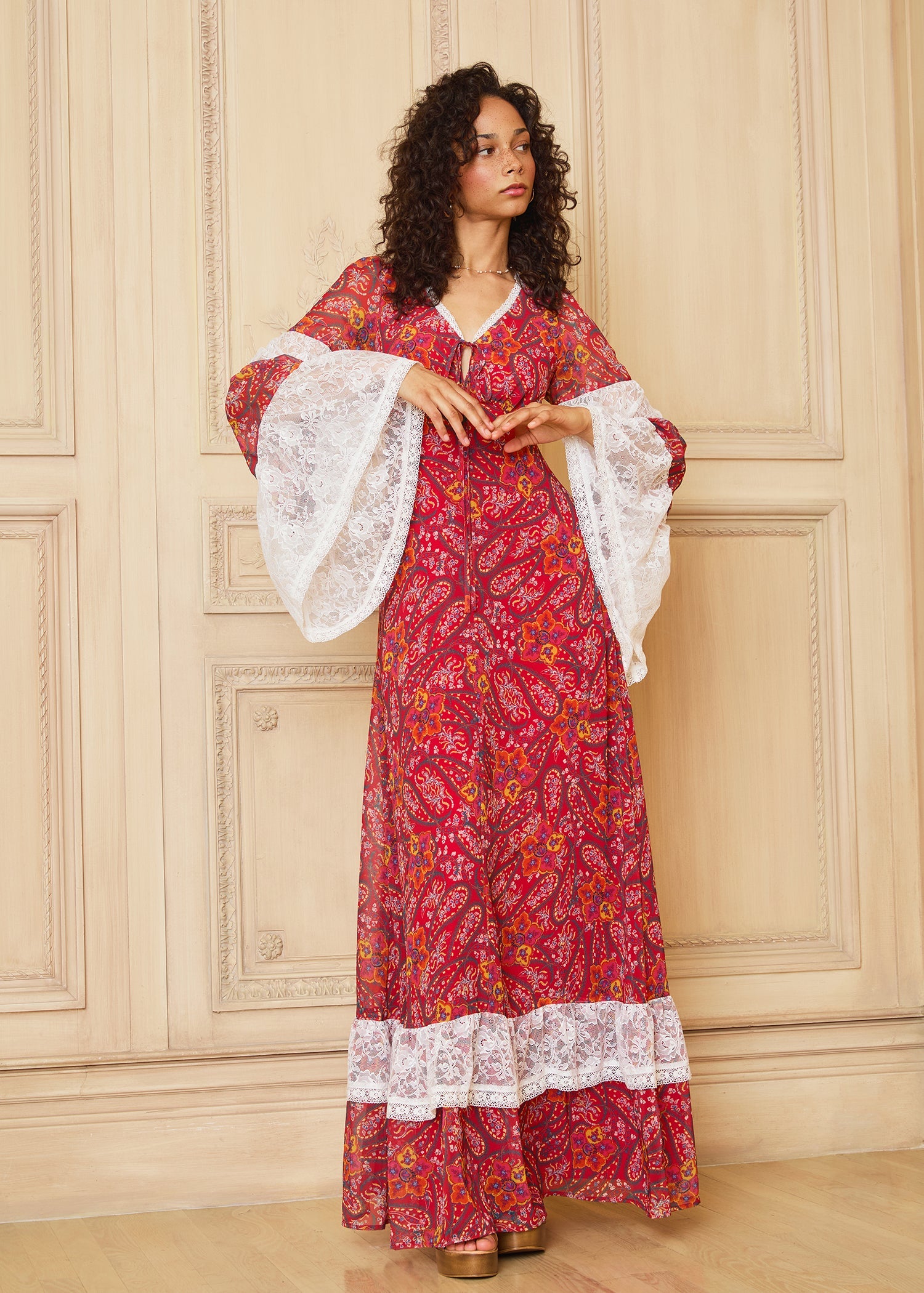 GUNNE SAX for ModCloth Josephina Bell Sleeve Dress - Limited Edition