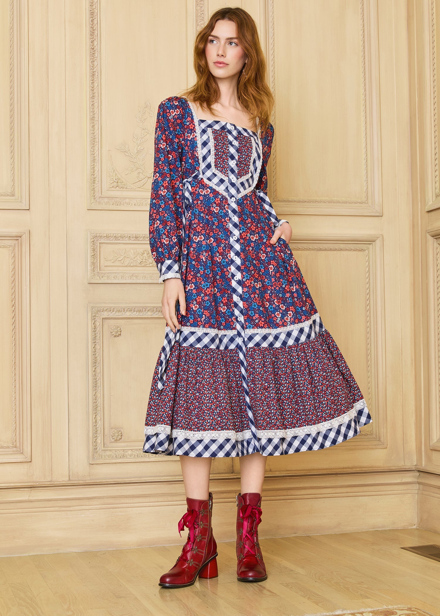 GUNNE SAX for ModCloth Veronica Midi Dress