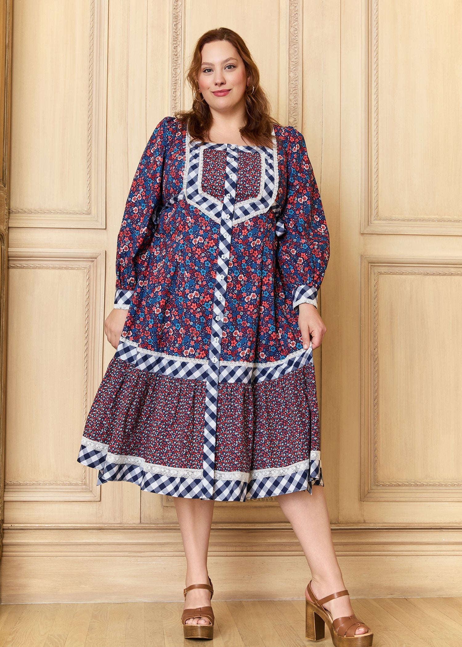 GUNNE SAX for ModCloth Veronica Midi Dress