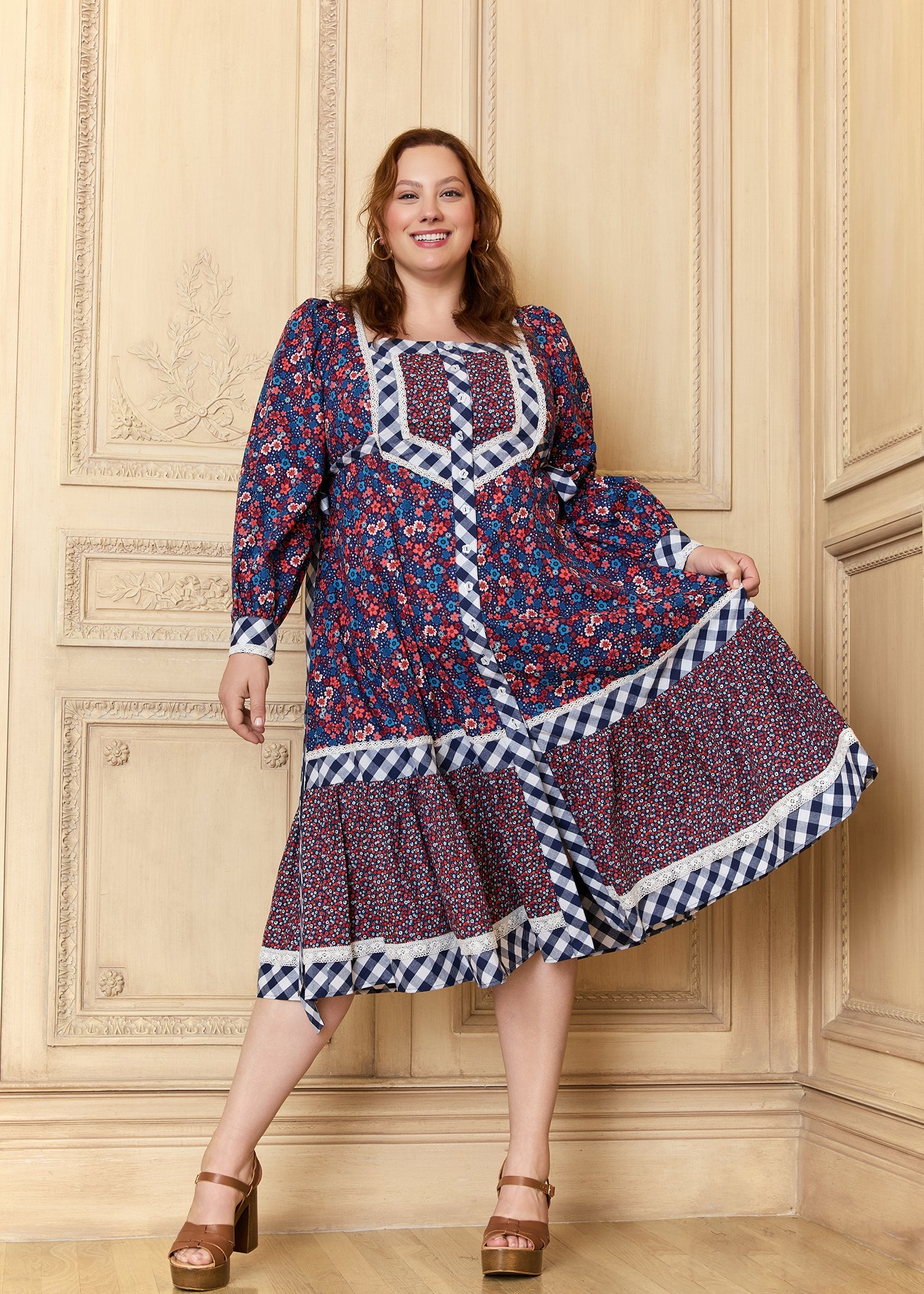 GUNNE SAX for ModCloth Veronica Midi Dress