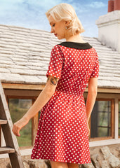 Dottie Delight Collared Dress