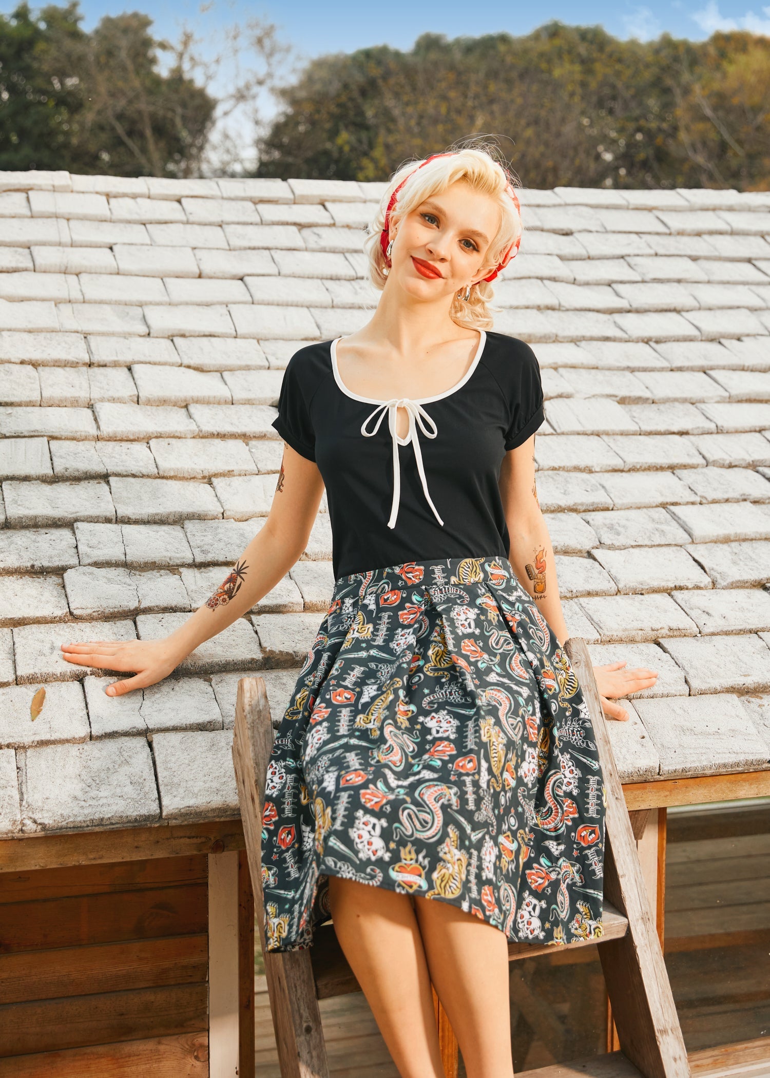 Inked & Iconic Skirt