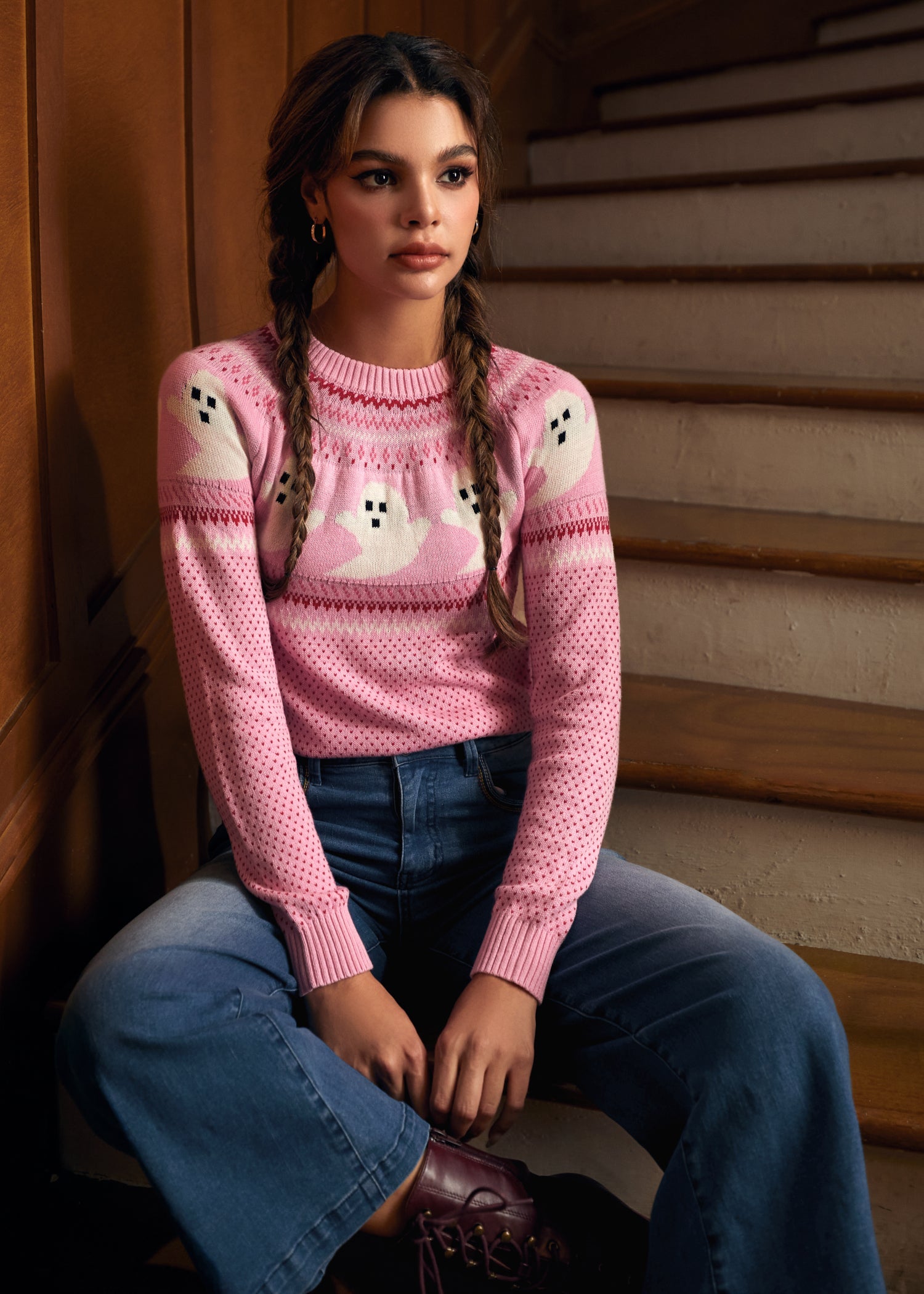 Luck of the Stylish Wide Leg Crop Jeans